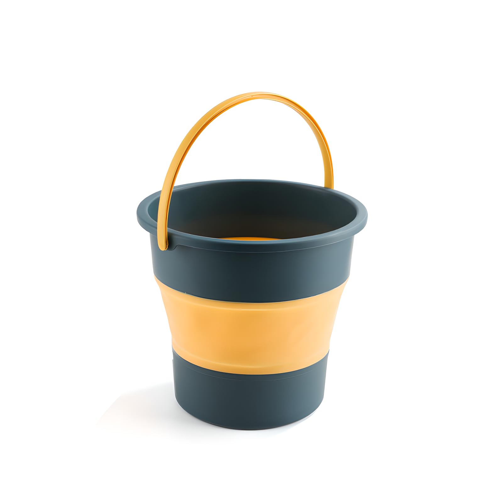 

Gorocking Folding Bucket, 5L10L17L, 4 Colors, for Cleaning, Laundry, Car Washing, Footbaths, and Fishing (Yellow, 5L)