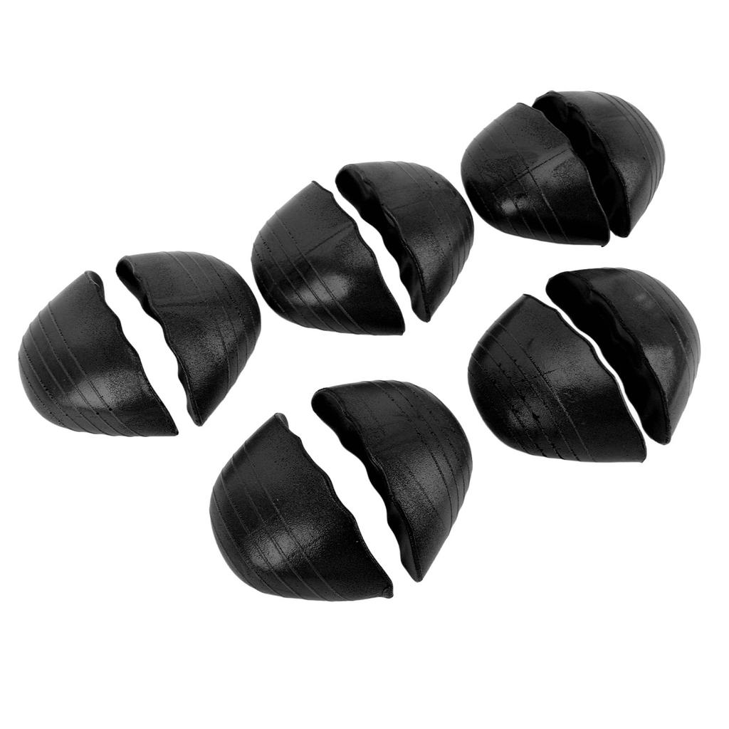 5 Pairs Round Toe Inserts Thickened PU Foam Shoe Size Reducer Non Slip Toe Cushion Filler for High Heels Sneakers Boots