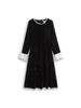 130-320 Jin Plus Size French Retro Velvet Black Dress for Women - Spring/Autumn 2026 New Style