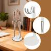 1/6 Action Figure Stand Doll Stand,Portable,Collection for 12 Inch Figures Adjustable Height Display