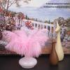 25-30cm Large Ostrich Feather for Wedding Bouquet or Photo Decoration
