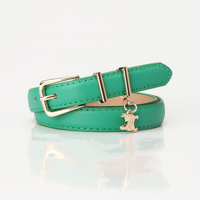 

Новый кулон в стиле легкой роскоши, женский ремень с двойной буквой C, декоративный джинсовый ремень, летний универсальный ремень с пряжкой из сплава