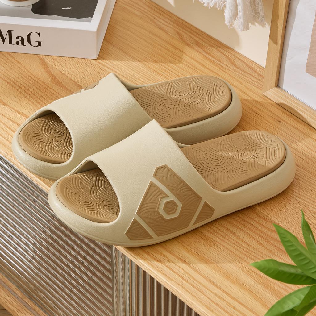 Thick Bottom Men Home Slippers Platform Casual Slides Comfortable Non-slip Men Slippers