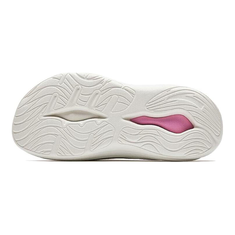 Anta Trendy Comfortable Versatile Non-Slip Wear-Resistant Slide Sandals Women Footwear White Pink 122538528-5