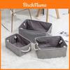 Linen Storage Basket With Thickened Fabric For Bedroom Organizing And Laundry Use