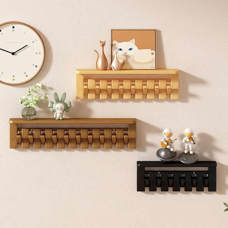 Modular wall Coat racks wooden multifunctional space saving Shelf Storage clothes hangers entrance hall Hanger Living room