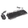 Gaming Keyboard and Mouse Combo 104 Keys Ergonomically Mechanical Feel Wired USB Gaming Keyboard Mouse Set