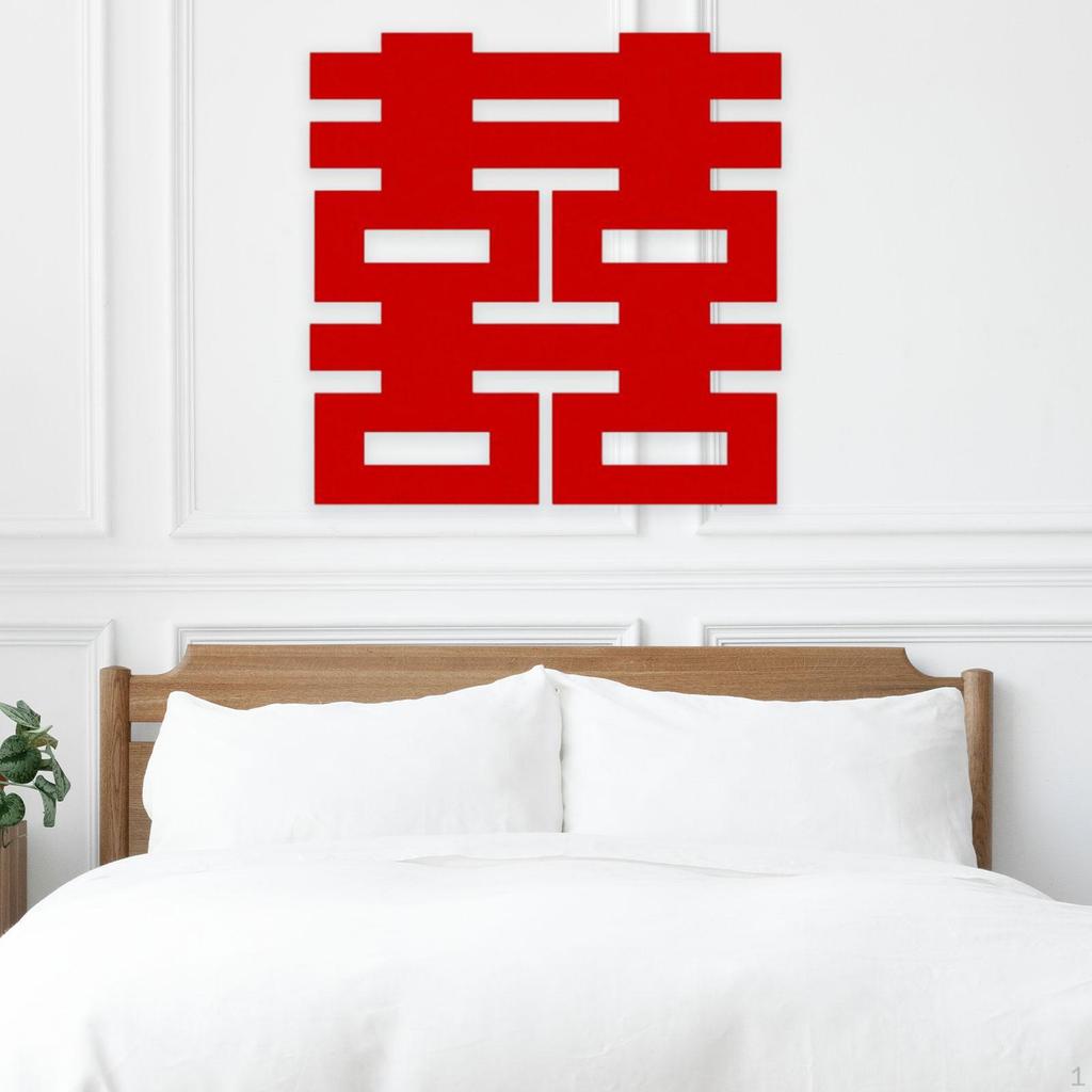 Stickers for Doors Chinese Wedding Decoration Paper Ornament Photo Requisite
