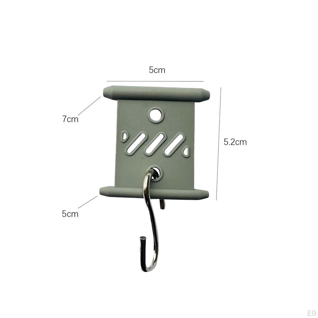 Awning Clips for Light Rope Attachment Set with RV Hooks Travel