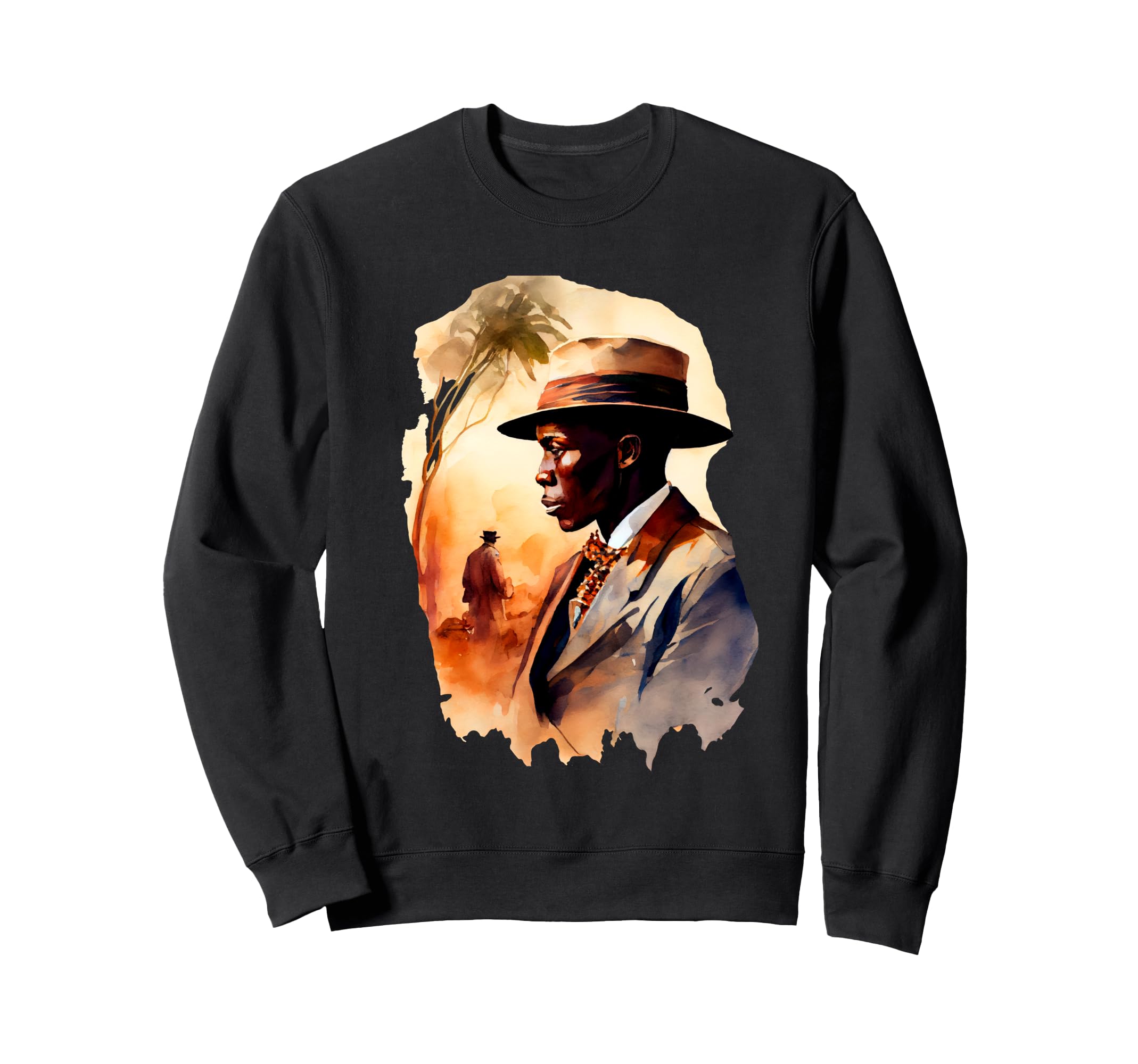 

Elegant gentleman, classic suit, with hat.