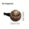 Handmade Car Air Freshener Diffuser - Natural Black Walnut Wood Scented Diffuser with Elegant Design, No Fragrance, for Car Interior, Home, Office