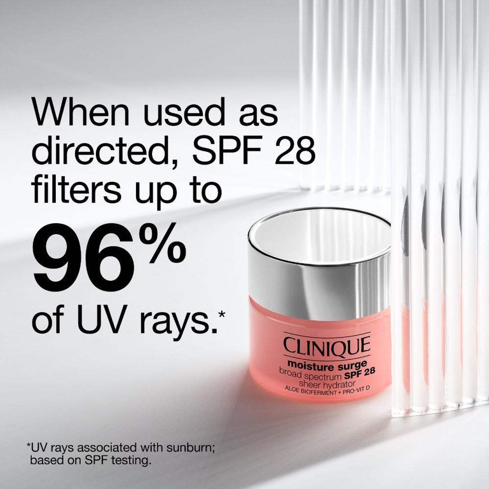 Clinique Moisture Surge  Broad Spectrum Spf 28 Sheer Hydrator Moisturizer