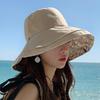 Women's Double-Sided Wide-Brim Bucket Hat - Breathable, UV Protection for Summer Outdoor Activities