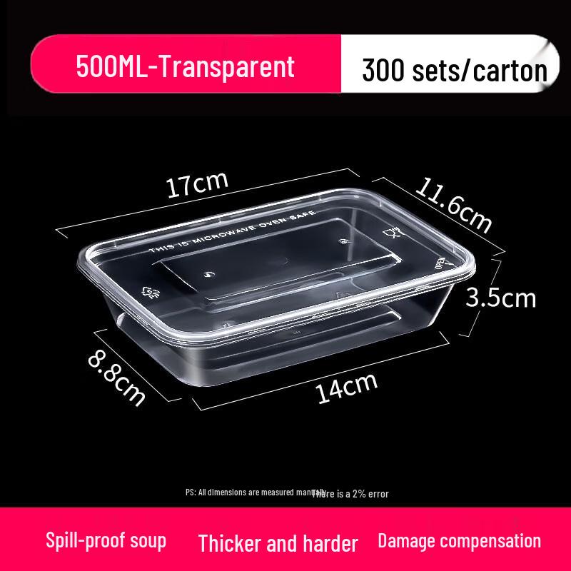 Disposable Leak-Proof Round Meal Containers