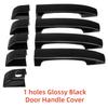 ABS Matte Black Car Accessorie Plated Exterior Door Handle Cover Trim Paste Style For Land Range Rover L322 2002 2003 2004-2012