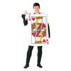 Men's Playing Card Costume - King of Hearts - Red