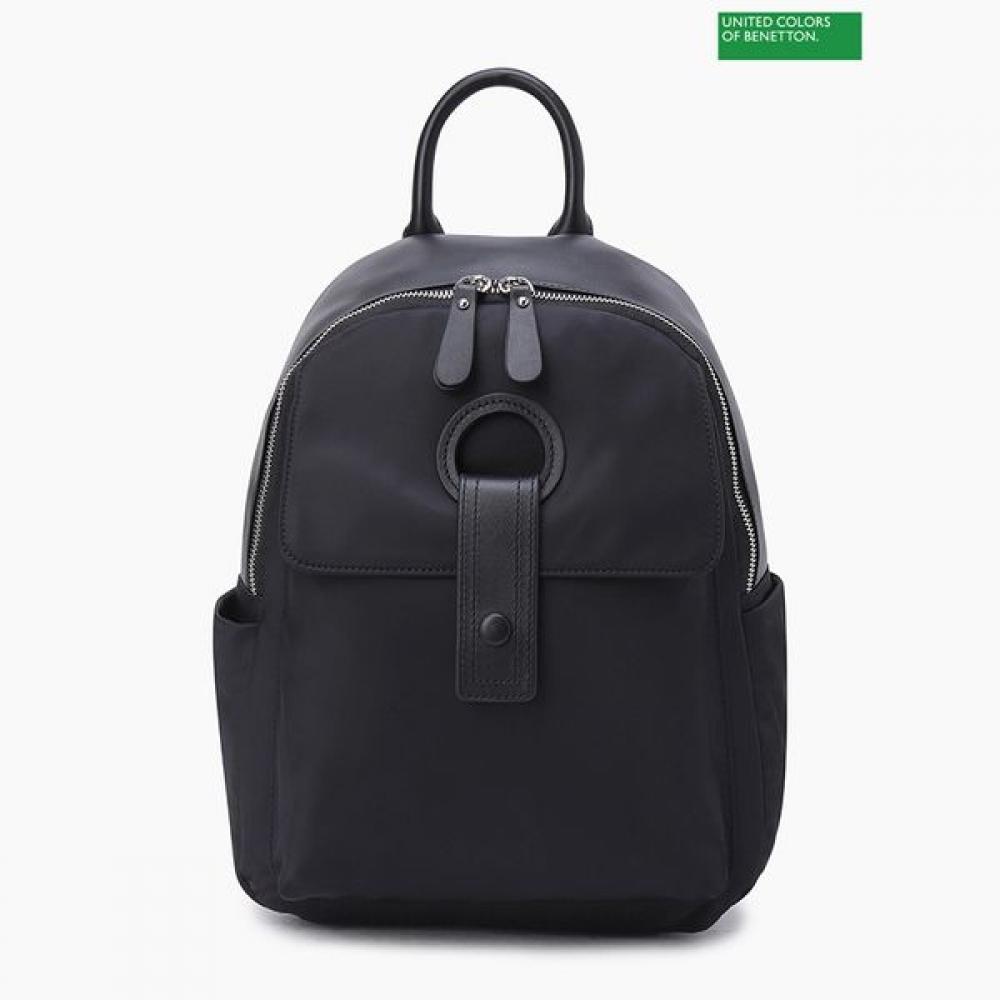 

[Benetton] Benetton Cowhide Color Nylon Backpack Bcbga7531 BK_black/OS