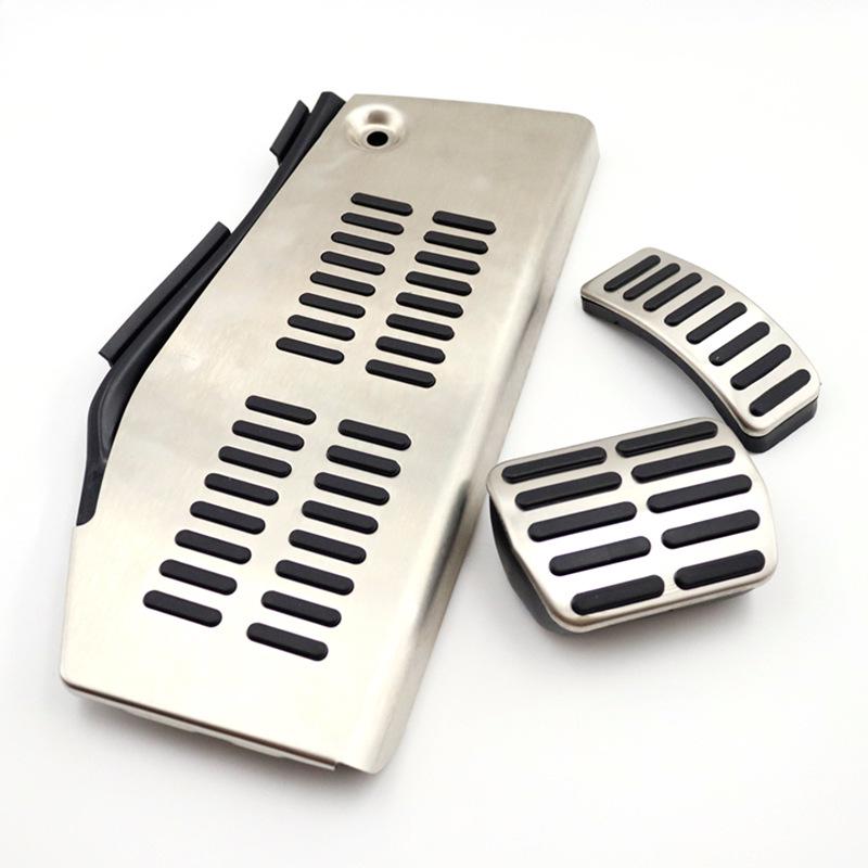 Non-Slip Pedal Covers for Volkswagen POLO: Decorative Accelerator, Brake, and Rest Pad Accessories