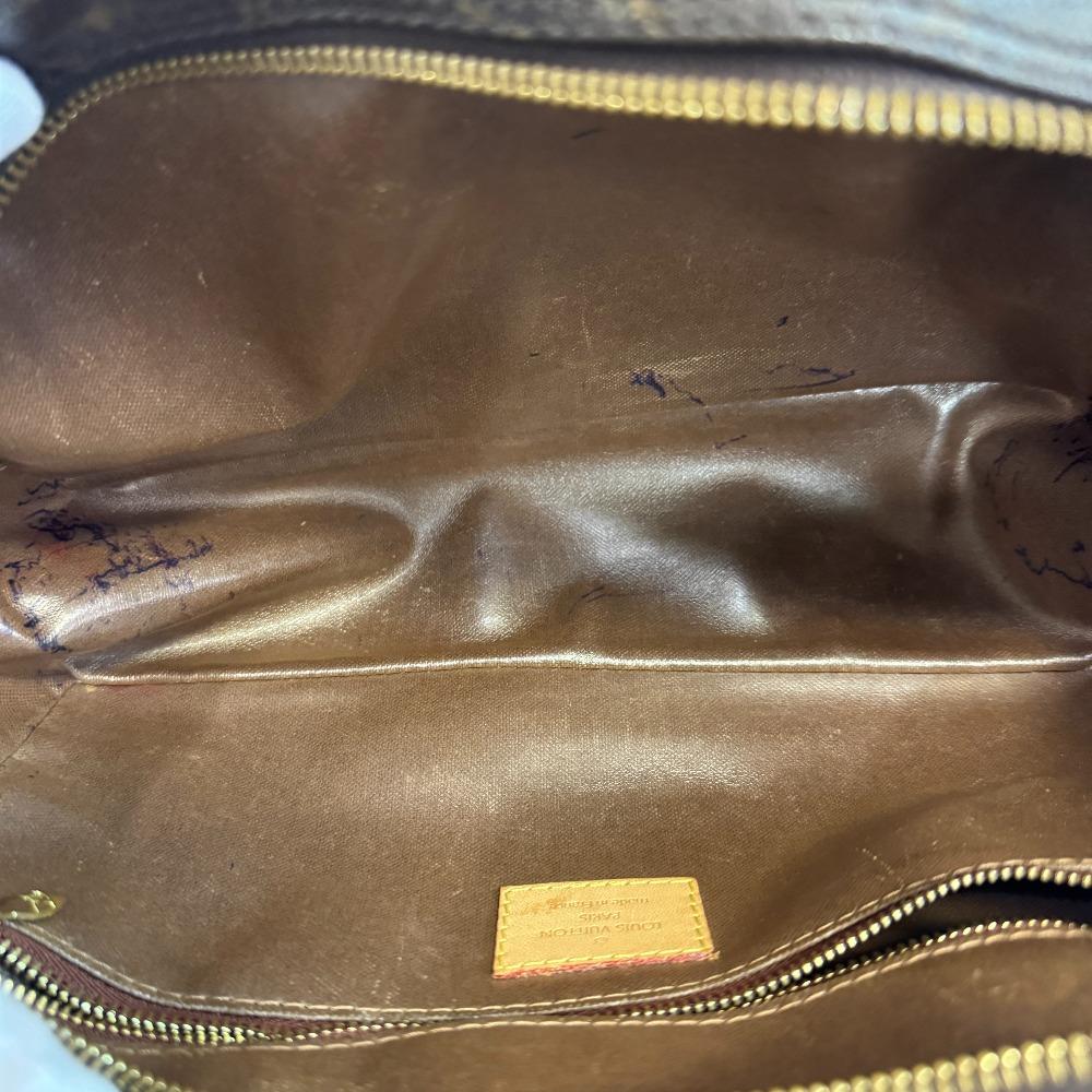 LOUIS VUITTON M47527 Monogram leather Truest wallet 25 Cosmetics Pouch Brown leather Used