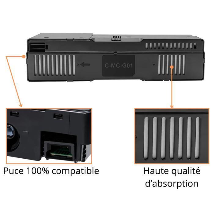 Maintenance Cartridges - Canon - MC-G01 4628C001 - Pack of 2 - Compatible with Maxify GX - Black