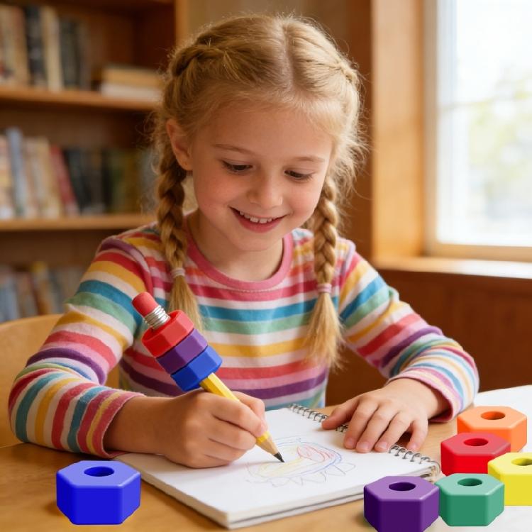 10g Weighted Pen Grip Pencil Holder Grip Weighted Writing Grip Improves Writing Experience For Kids Adults And Seniors