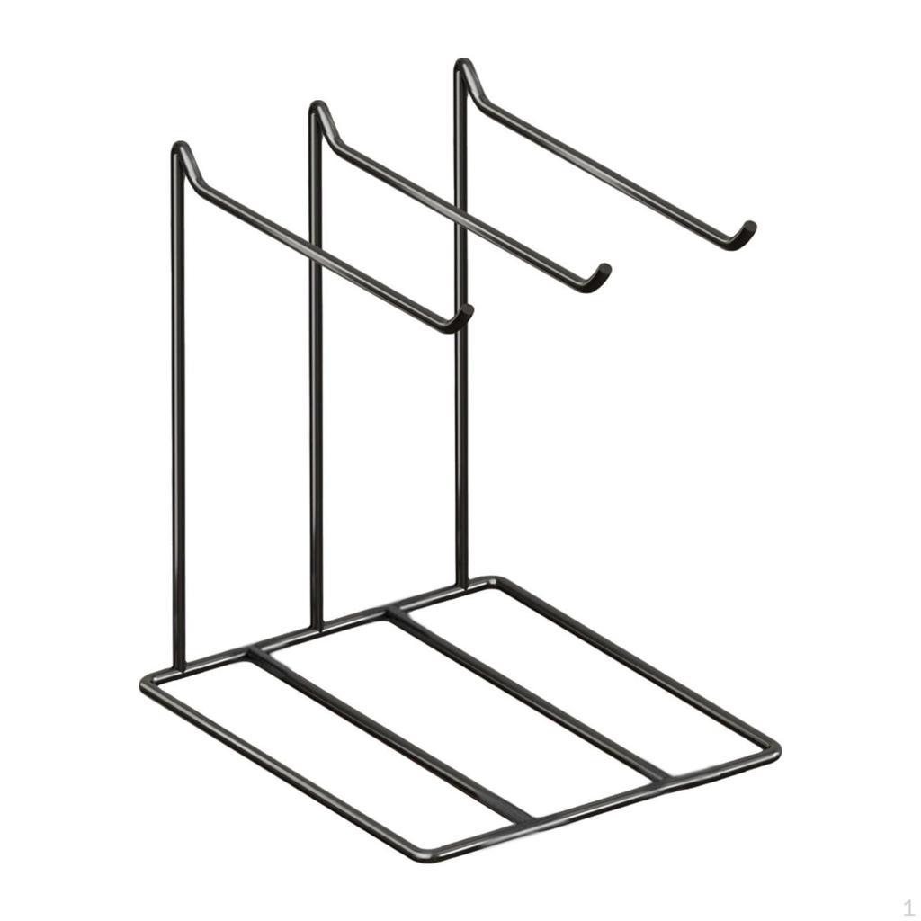 Jewelry Organizer Earrings Storage Holder Lightweight Stylish Necklaces Hanging Rack with 3 Hangers