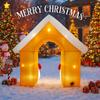 8.8FT LED Inflatable Yard Archway Decoration Gingerbread HouseXmas Home Decoration Ornament Supplies Toy  Gift Christmas Holiday