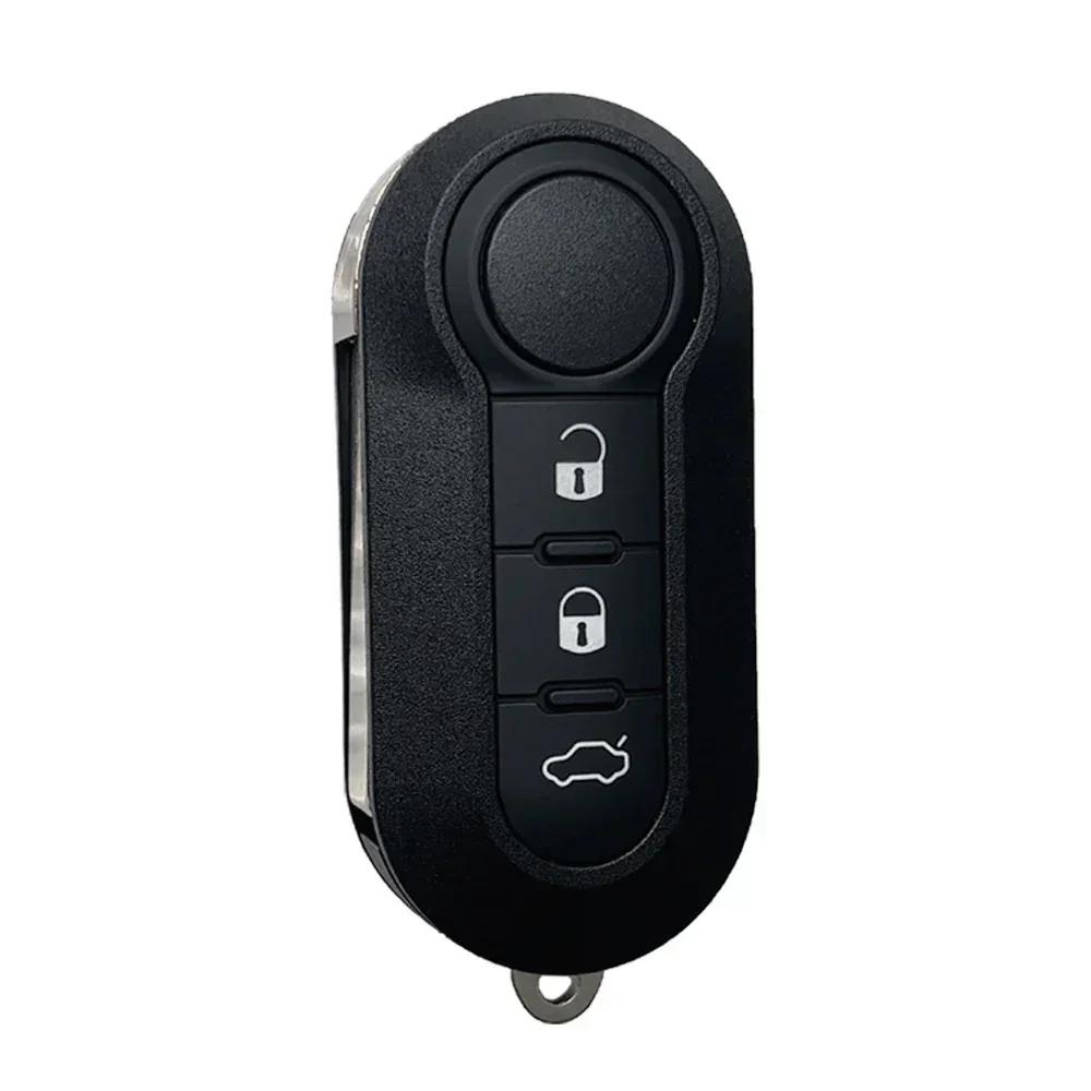 

YOCASTY Flip Folding Car Key Shell Case Cover For Fiat 500 Doblo Bravo Ducato Qubo Grande Punto SIP22 Blade 2/3 Button
