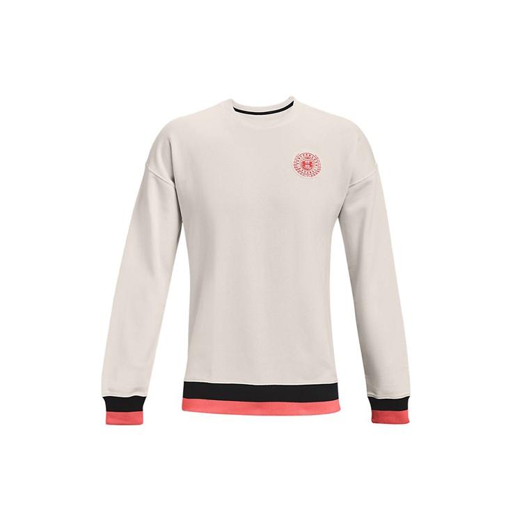 Under Armour Rival Fleece AMP Long Sleeve Sweatshirt  Beige  Men s 1361455-112 XXL