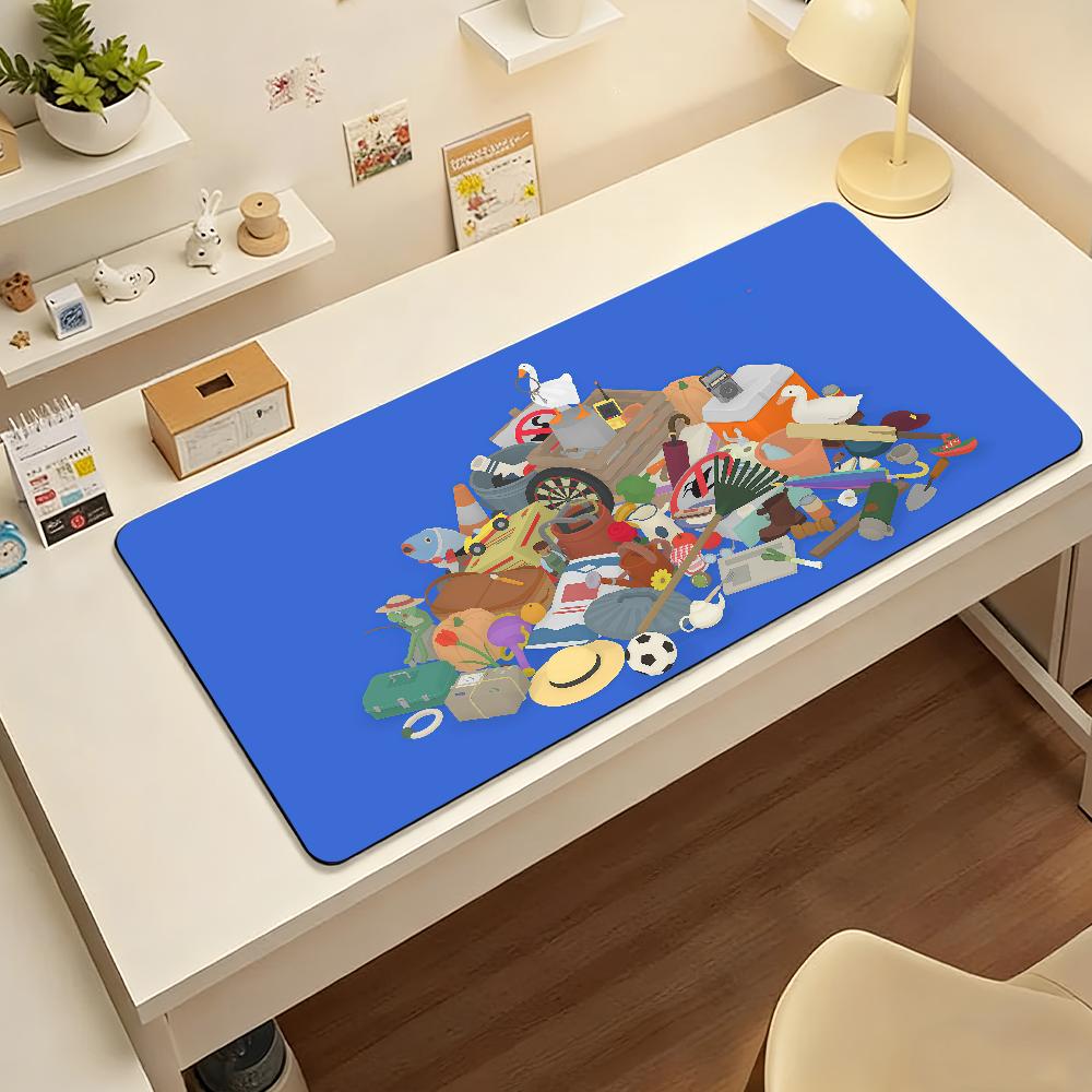 Funny GGoose Mouse Pad Nonslip Locking Edge Desk Mat PC Laptop Accessories Rubber Office Keyboard Large Gamers Decoracion