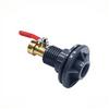 2PCS/Set Rainwater Bucket Connector PVC Bulkhead Joint Adapter Suitable for 1/2"-DN15 External Thread Connector, Ideal for Water Pipes, Outdoor Hoses