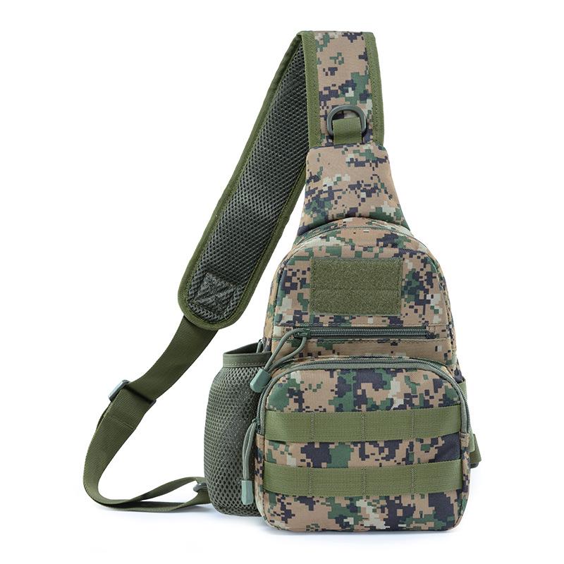 Tactical Shoulder Bag Men Outdoor Chest Bag Sling Molle Multicam Camouflage Camping Travel Hiking Hunting Military Crossbody Bag