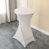 Tablecloth Cover for a Cocktail Bar Table White 80X110Cm [25F]