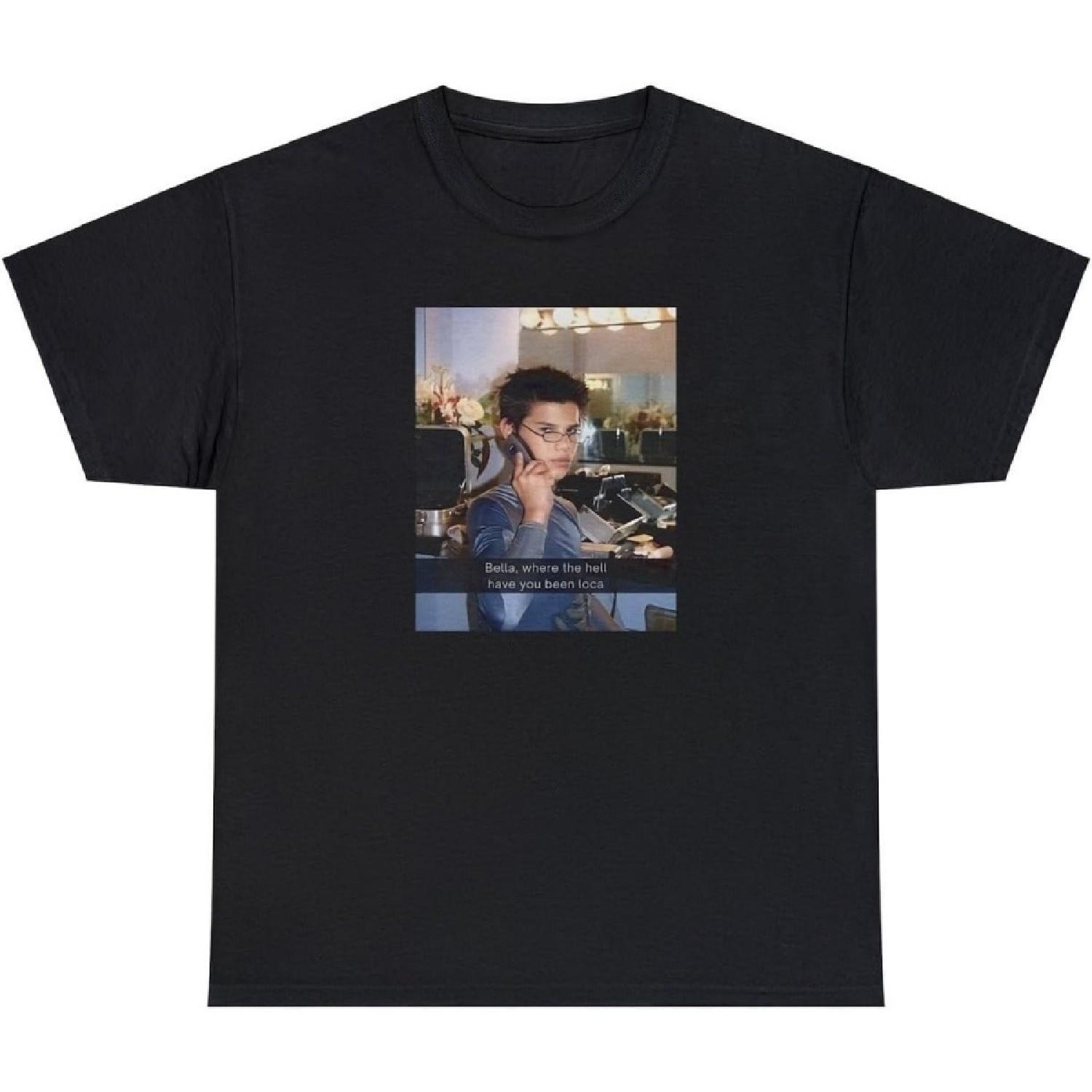Белла Где Ты Черт Возьми Была Лока Футболка Смешная Сумерки Джейкоб Блэк Футболка XXXXXL разноцветный