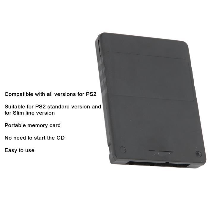 GOTOTOP Speicherkarte für PS2, 8 MB Speicherkarte, Plug and Play, FMCB1.966, Hochgeschwindigkeits-Speicherkarte für externe Spiele für PS2