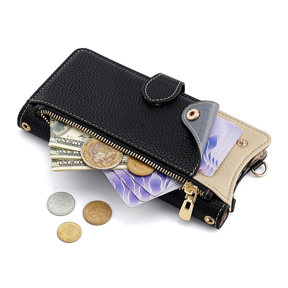 For OnePlus Ace 5 5G/5 Pro 5G Wallet Case Fishtail Design Leather Phone Cover with Mirror/Stand/Strap