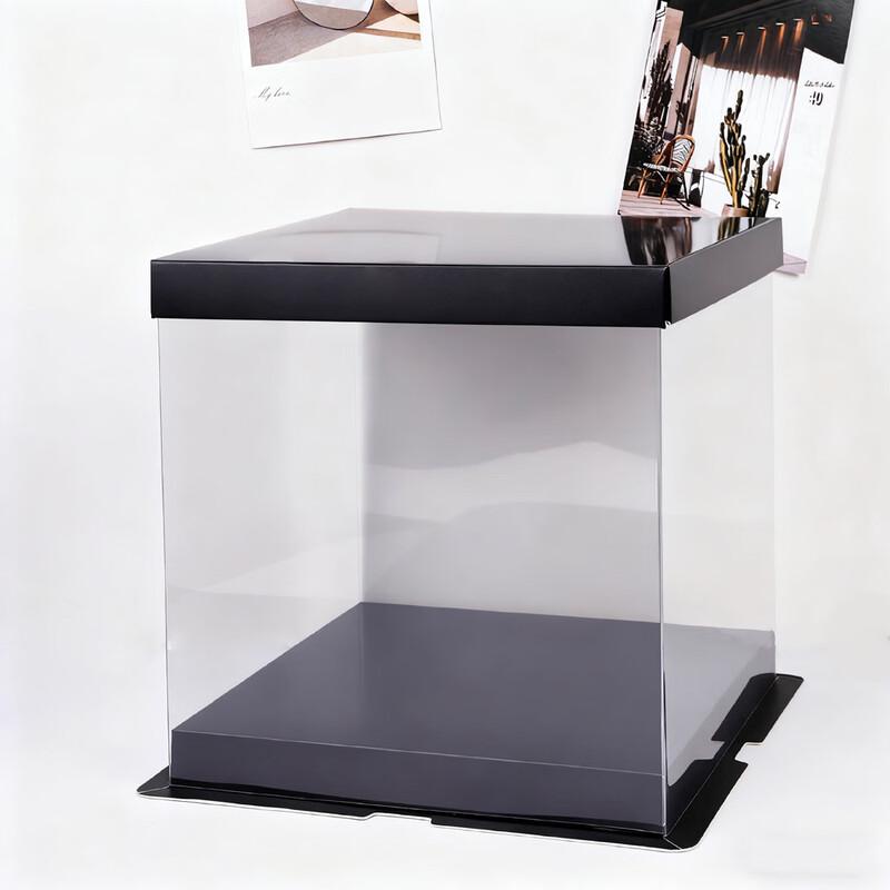Transparent Double Layer Cake Box