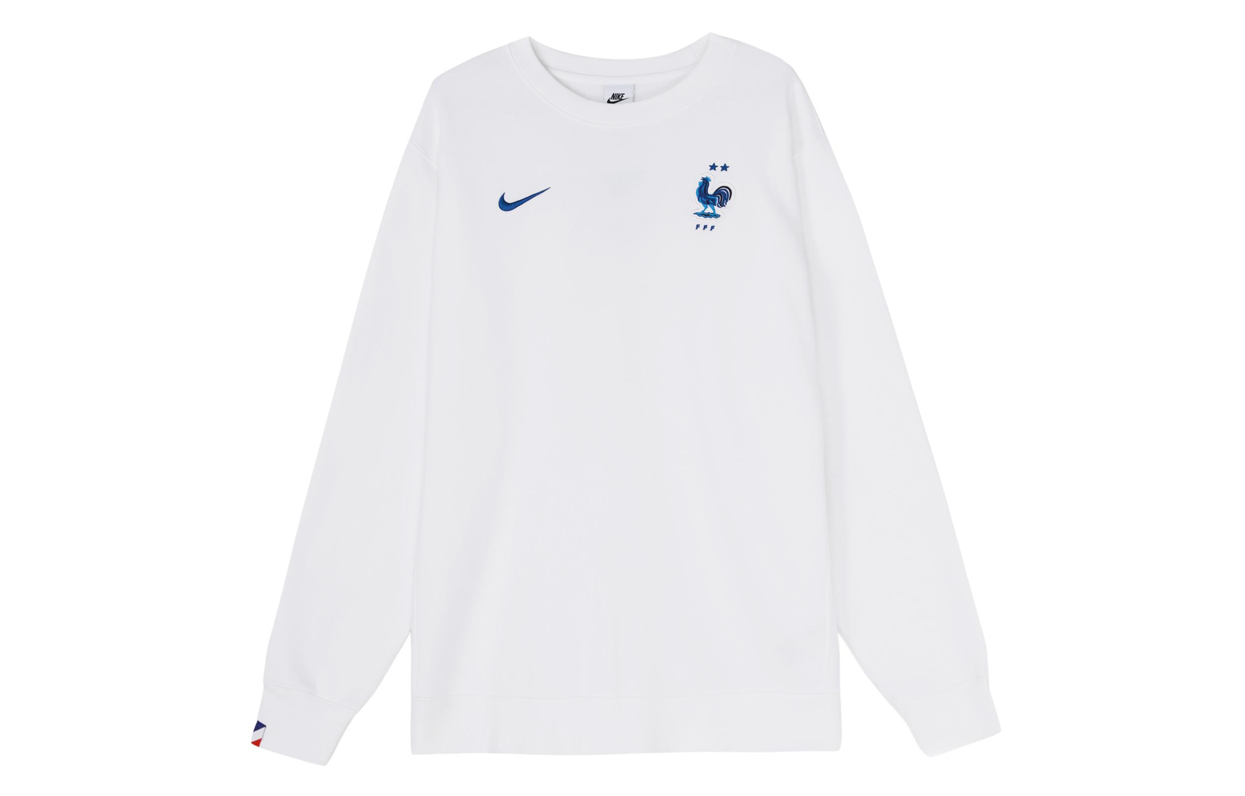 Nike Sweatshirts Men s White Crew Neck Moderate Regular DH4980-100 XXL