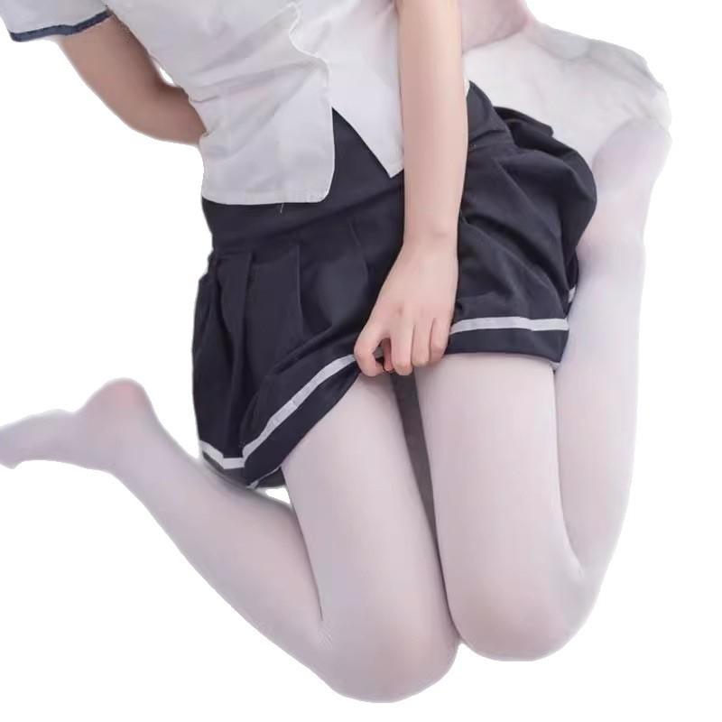 White Stockings Pure Desire JK Japanese Loli Stockings Socks Spring and Autumn Velvet Pantyhose Sexy