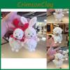 Whimsical Plush Lamb Keychain Soft Pp Cotton Cartoon Sheep Stuffed Doll