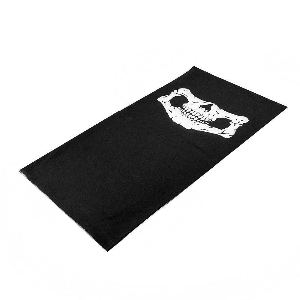 16-in-1 Multifunctional Skull Mask Halloween Half Face Masks - Sports Magic Scarf Headband Headwear
