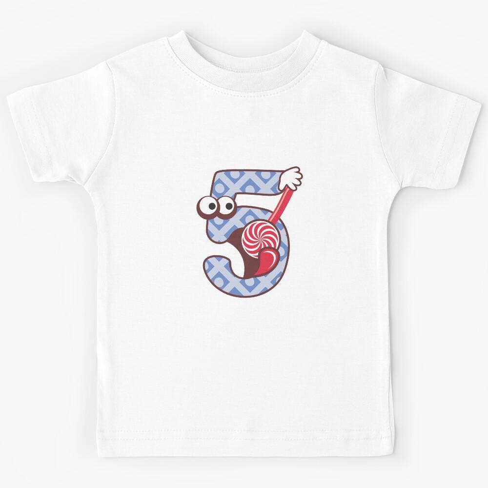 5th Birthday Party 5 Year Old Fifth Five Years Kids Toddler Kids T-Shirt 170