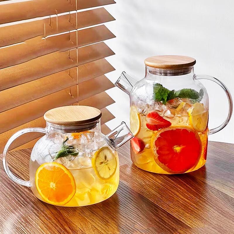 Household 1.8L Glass Water Pitcher