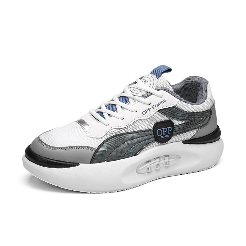 

New fashion outdoor sports casual shoes breathable non-slip running shoes splicing young students soft soled men s shoes 44