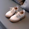 Kids Shoes Avocado Green Children'S Leather Shoes Fall Boys Fashion Softsoled Single Shoes Medium Big Kids Casual Shoes