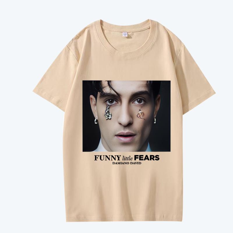 Vtipné tričko Malé strachy pánské dámské Oversized 100% bavlna krátký rukáv Letní chladivé Unisex plus size topy