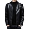 Very good leather leather jacket men's new middle-aged men's leather jacket men's jacket spring and autumn thin coat
