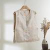 Jacquard Improved Vest for Women In Early Spring, Stacked Vest, Top Buckled Vest