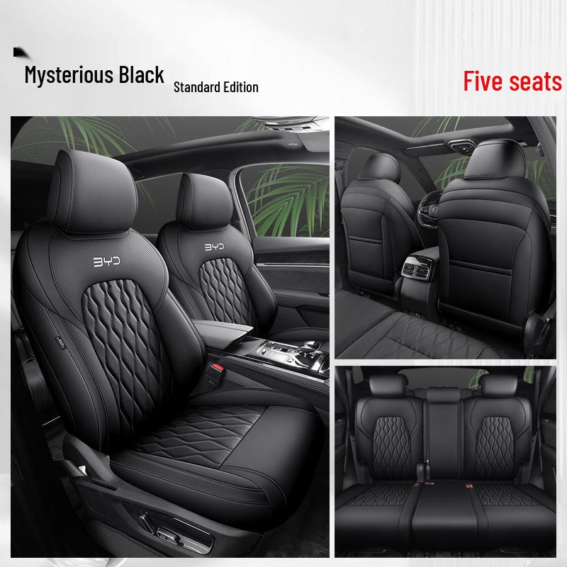 BYD Tang Full Leather Car Seat Cushion: Fits 5, 6, 7-Seater Models