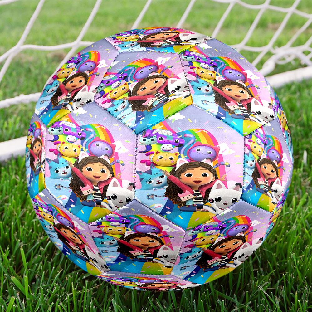 Gabby's Dollhouse Theme Size 5 Soccer Ball, Suitable for Both Indoor and Outdoor Matches, a Gift Suitable for Everyone.